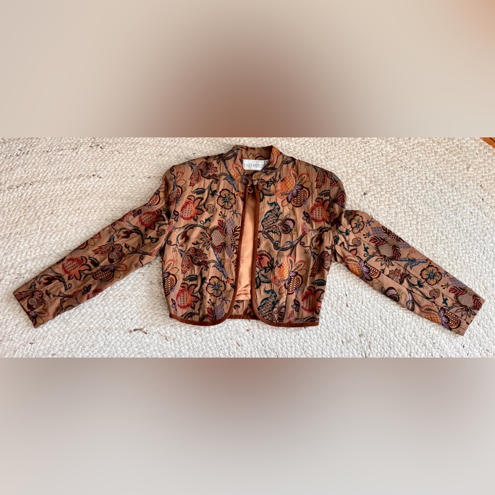 Vintage Boho Tapestry Bolero